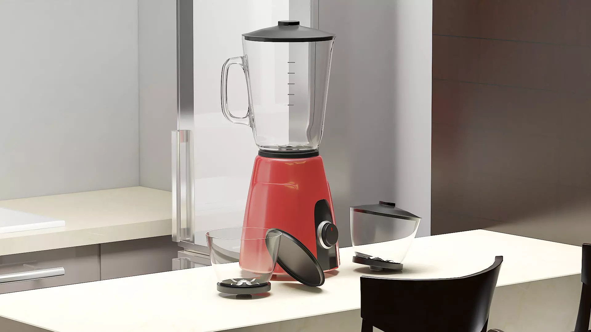 Electronics blender 3D model_0