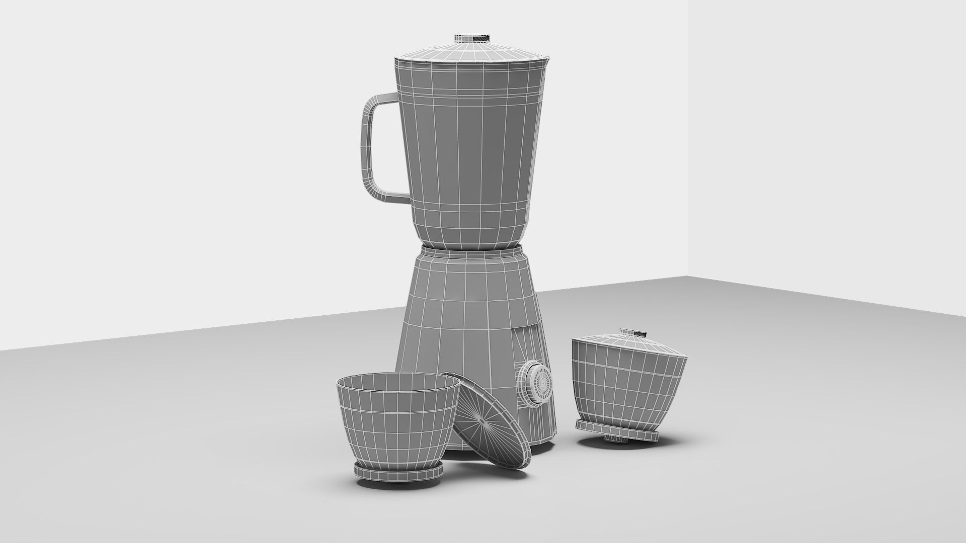 Electronics blender 3D model_4