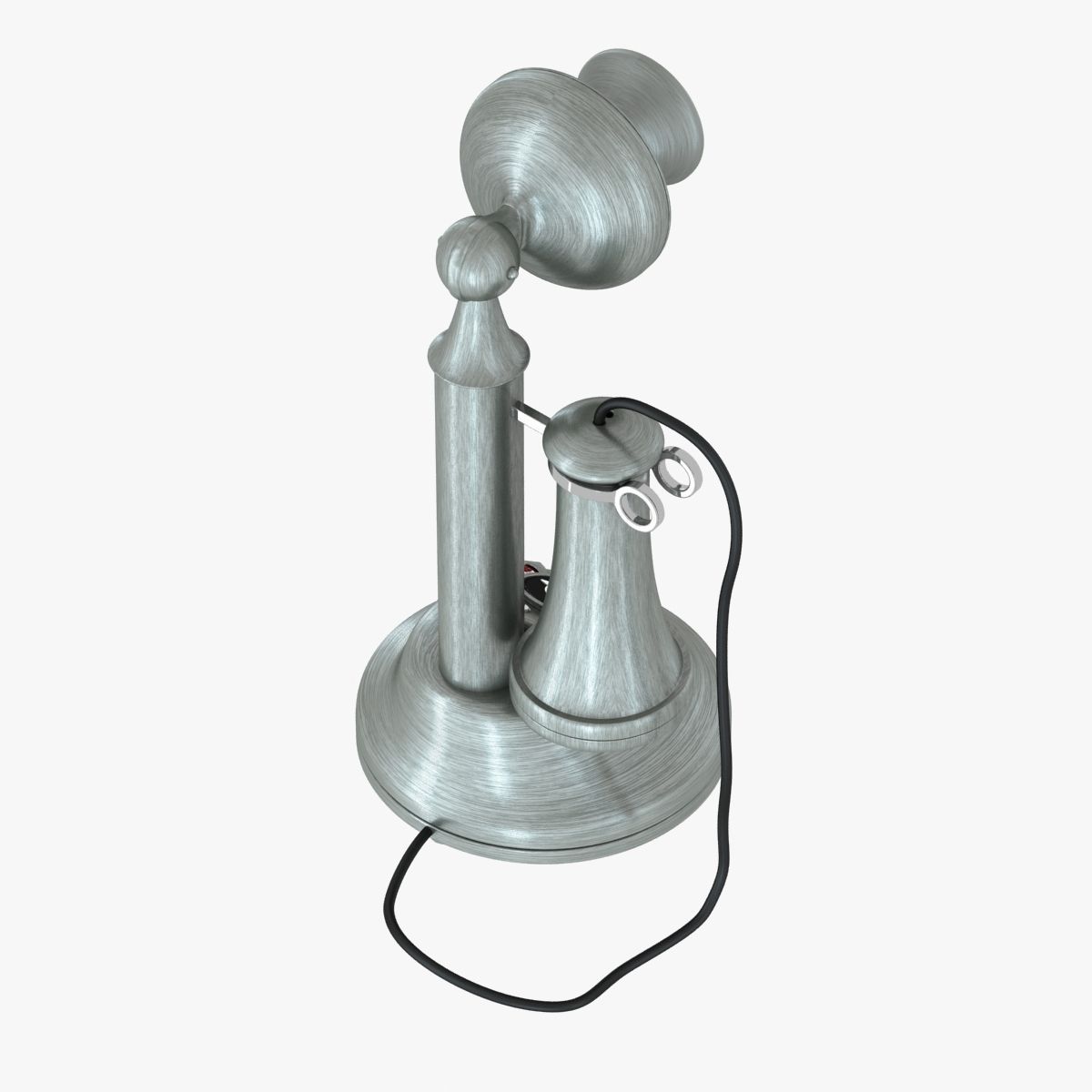 Crosley Old Candlestick Phone 3D model CGTrader