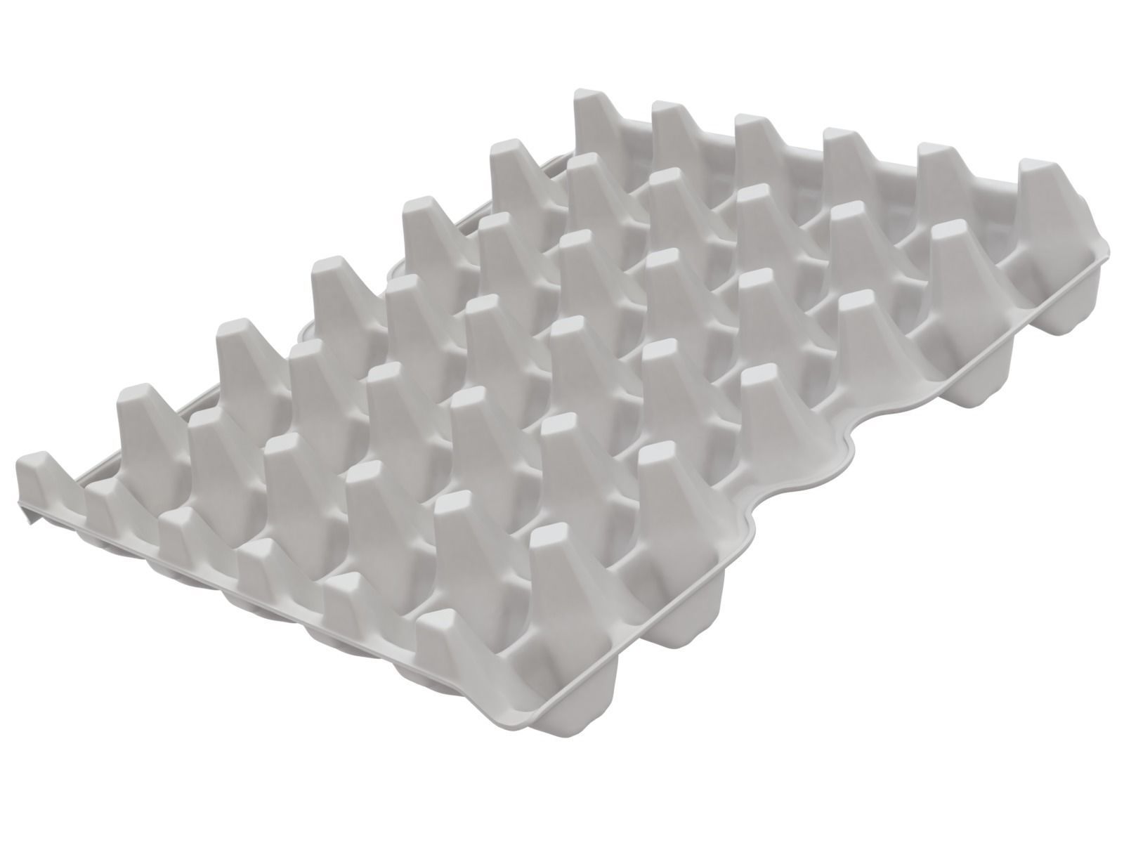 Eggs in a carton package 3D model_13