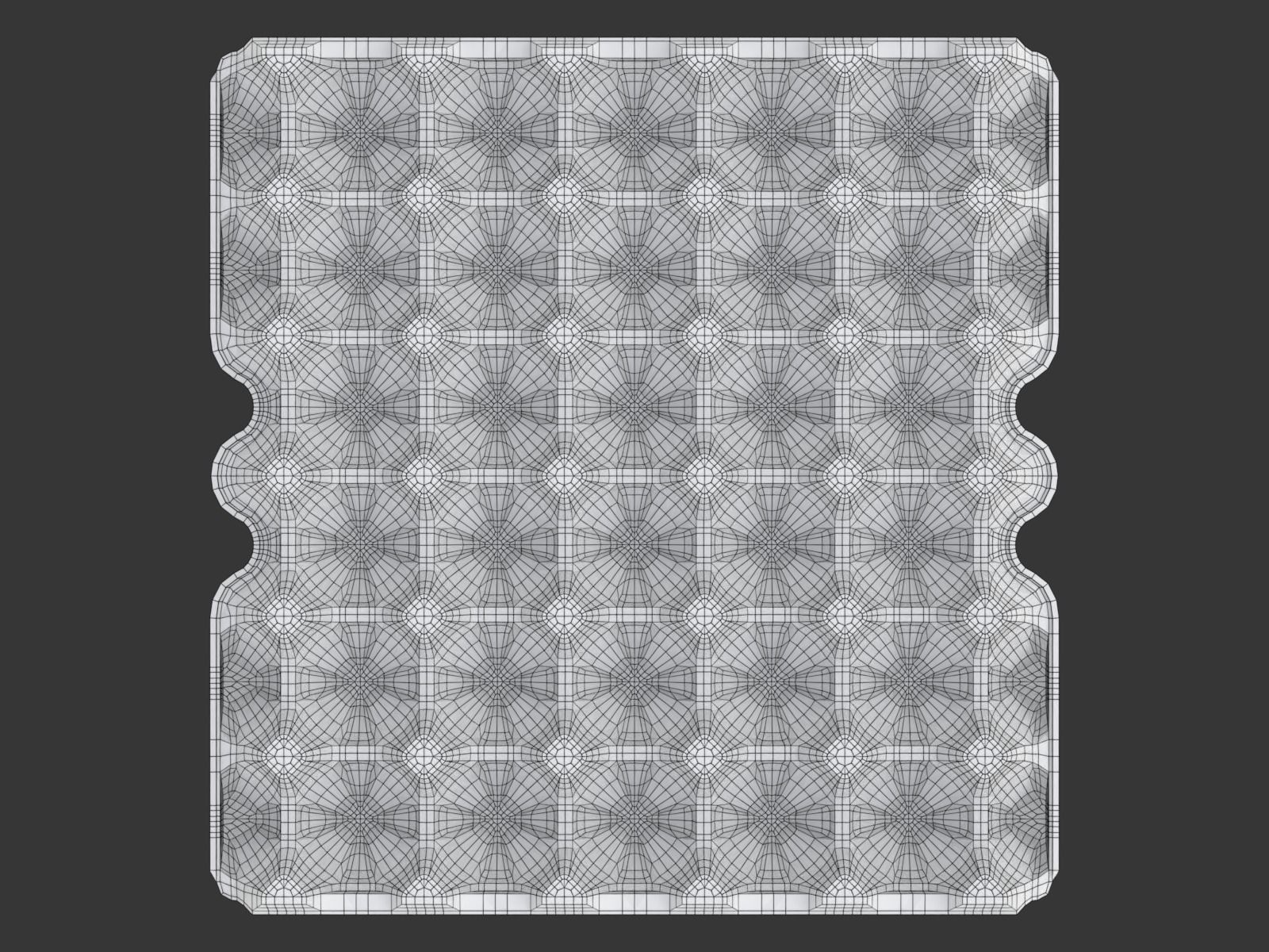 Eggs in a carton package 3D model_21