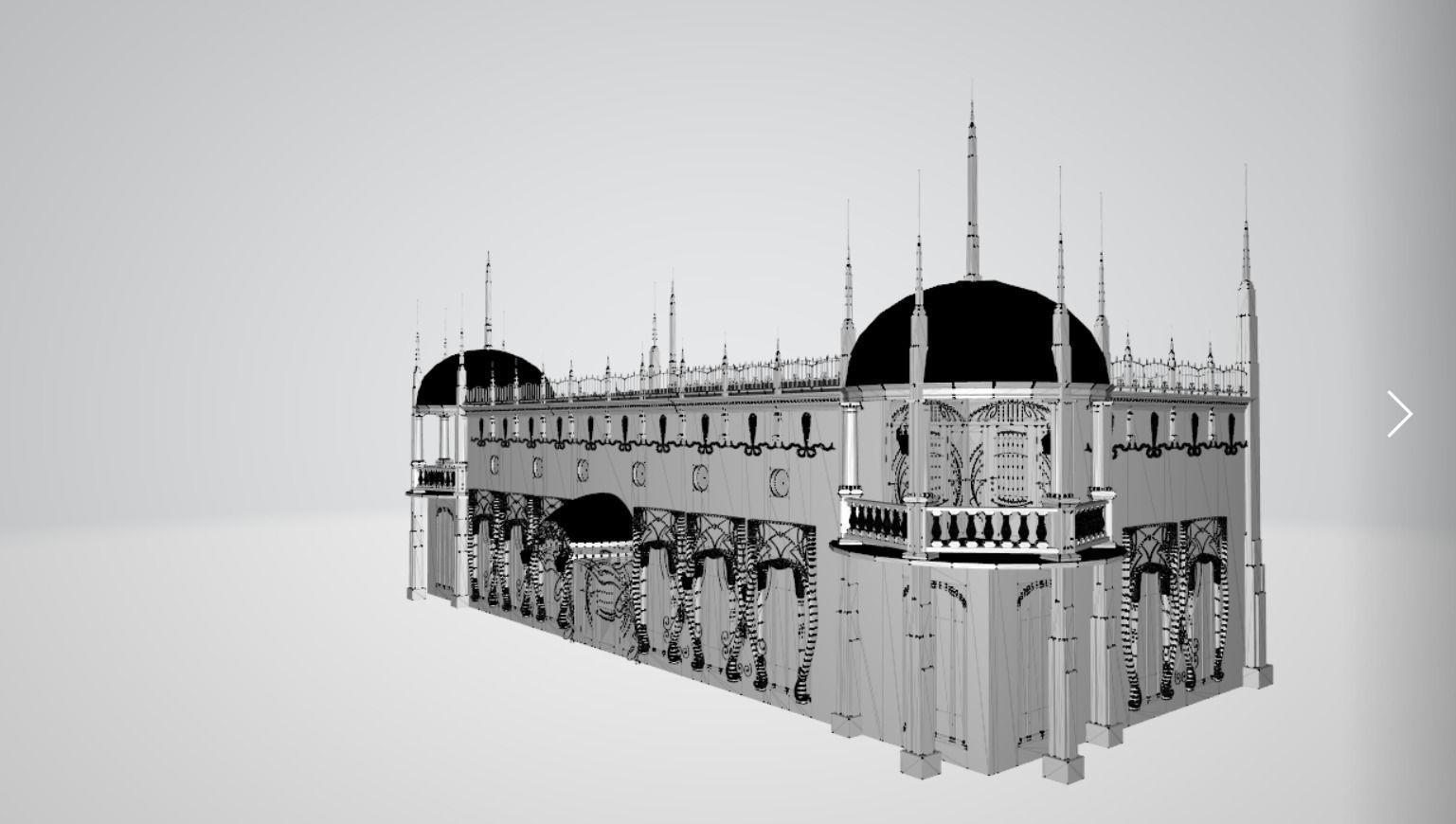 Music pavilon 3D model_2