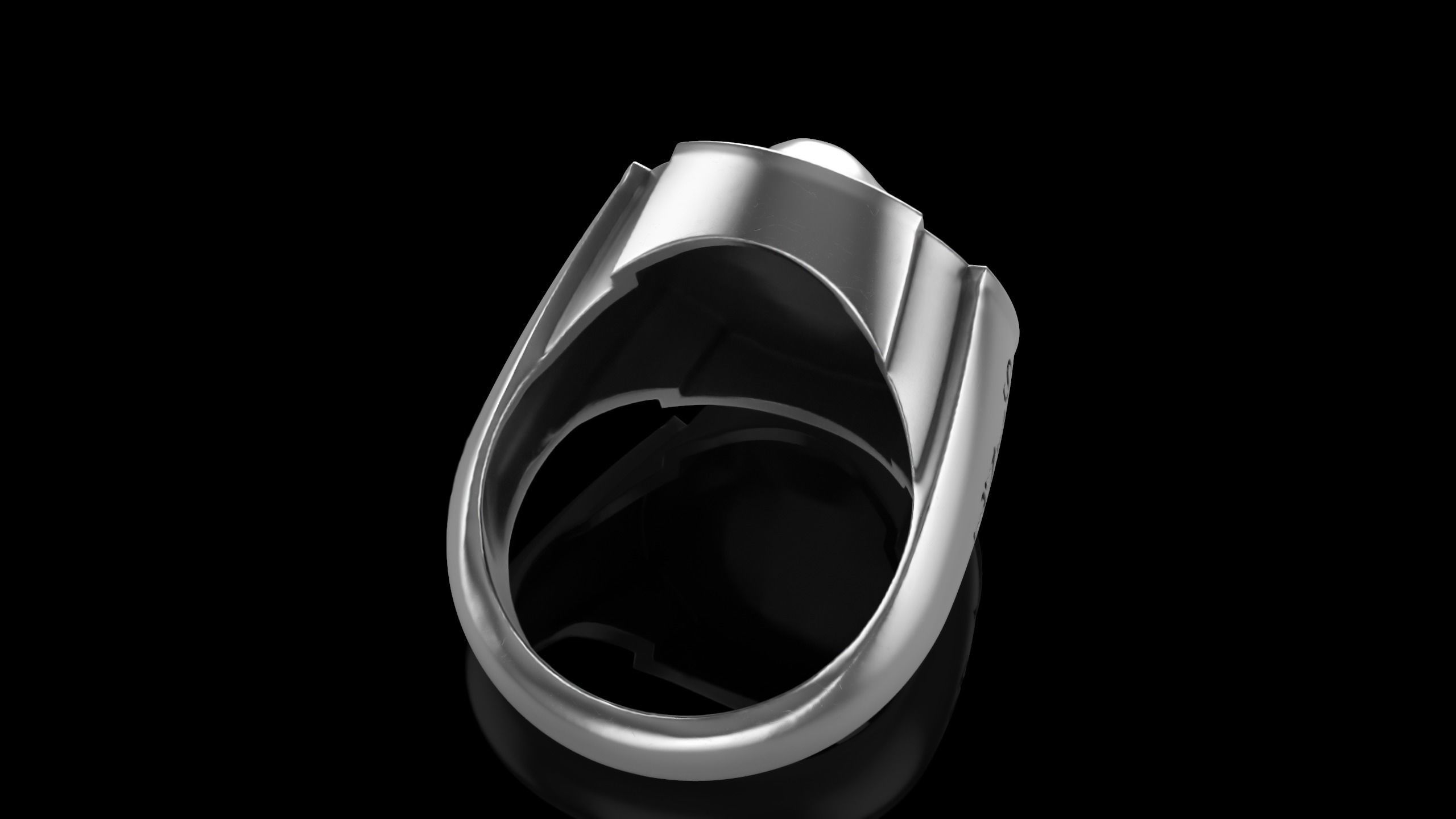Saint Charbel Makhlouf ring 3D print model_4