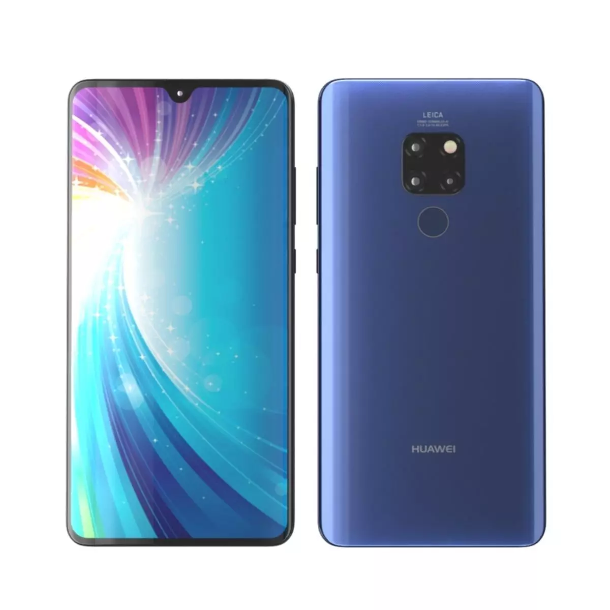 Huawei Mate 20 3D model_0