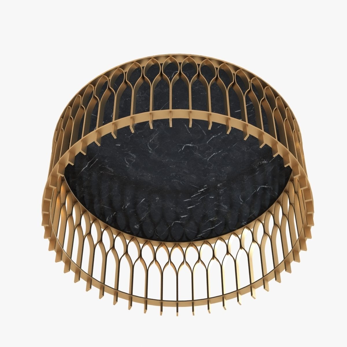 Brabbu Mecca Round Coffee Table 3D model_5