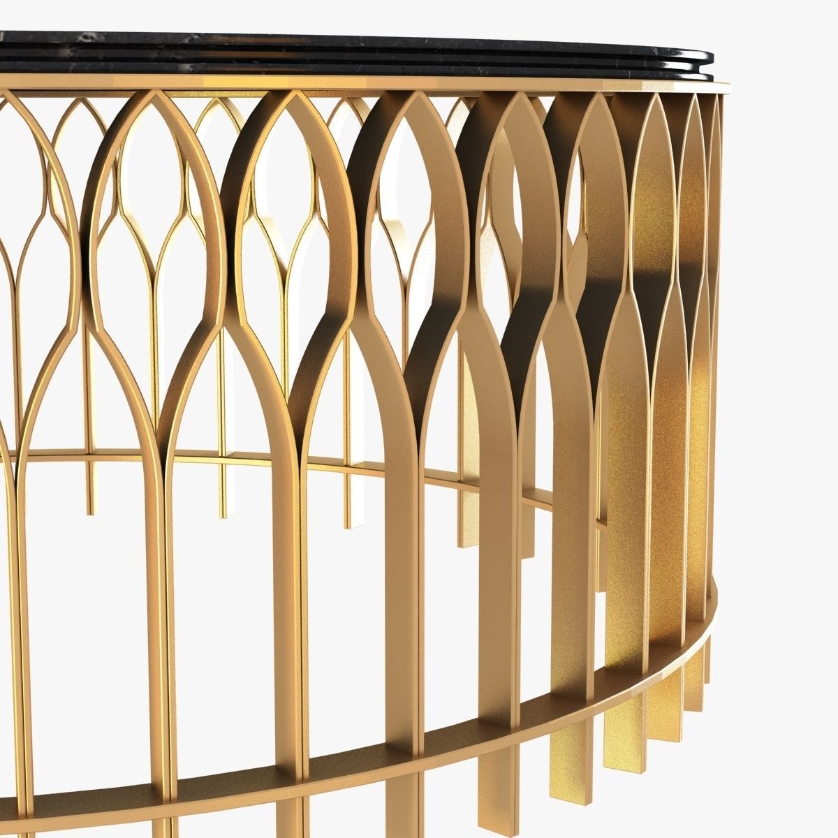 Brabbu Mecca Round Coffee Table 3D model_2