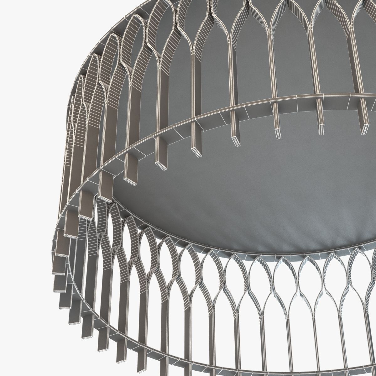 Brabbu Mecca Round Coffee Table 3D model_9