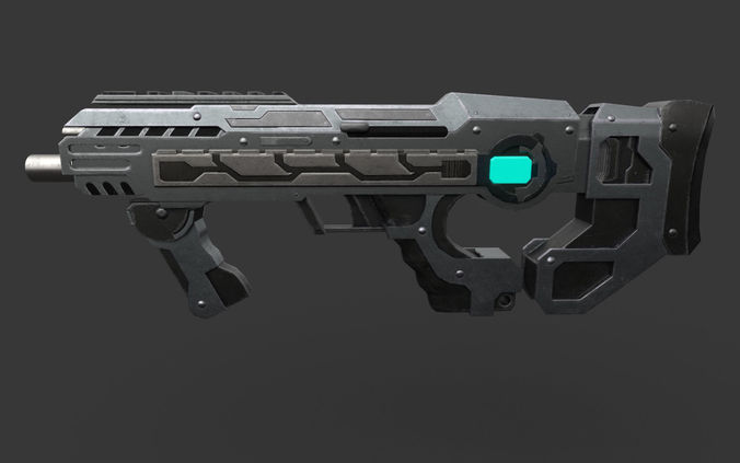 Sci Fi Gun 3D model