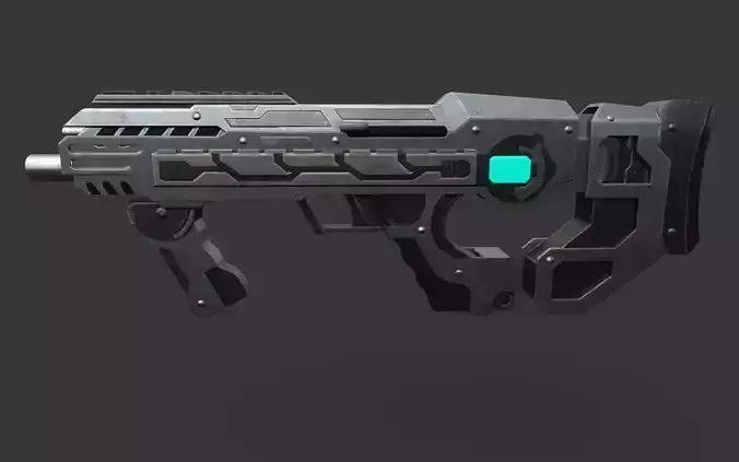 Sci Fi Gun 3D model