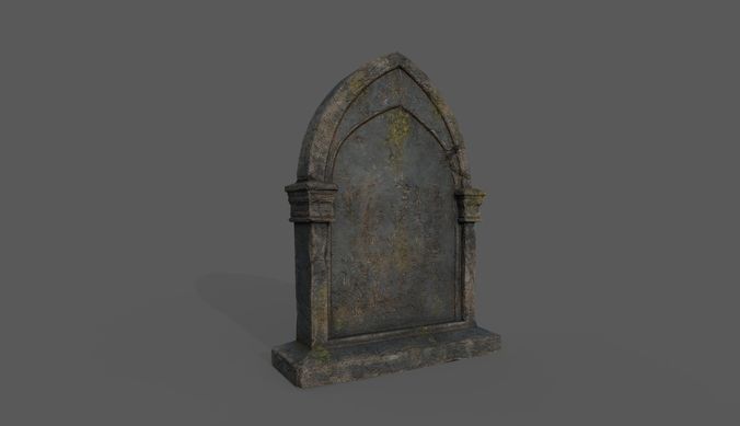 Tombstone Bloodborne Style  Low-poly 3D model