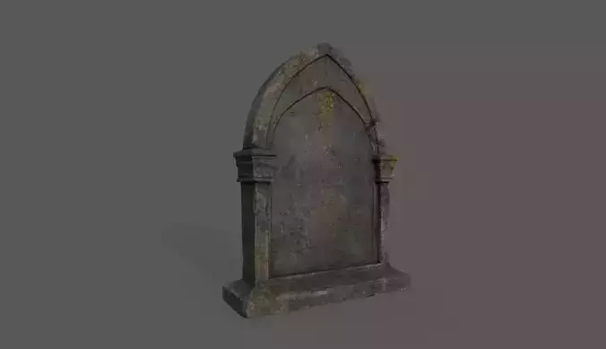 Tombstone Bloodborne Style  Low-poly 3D model