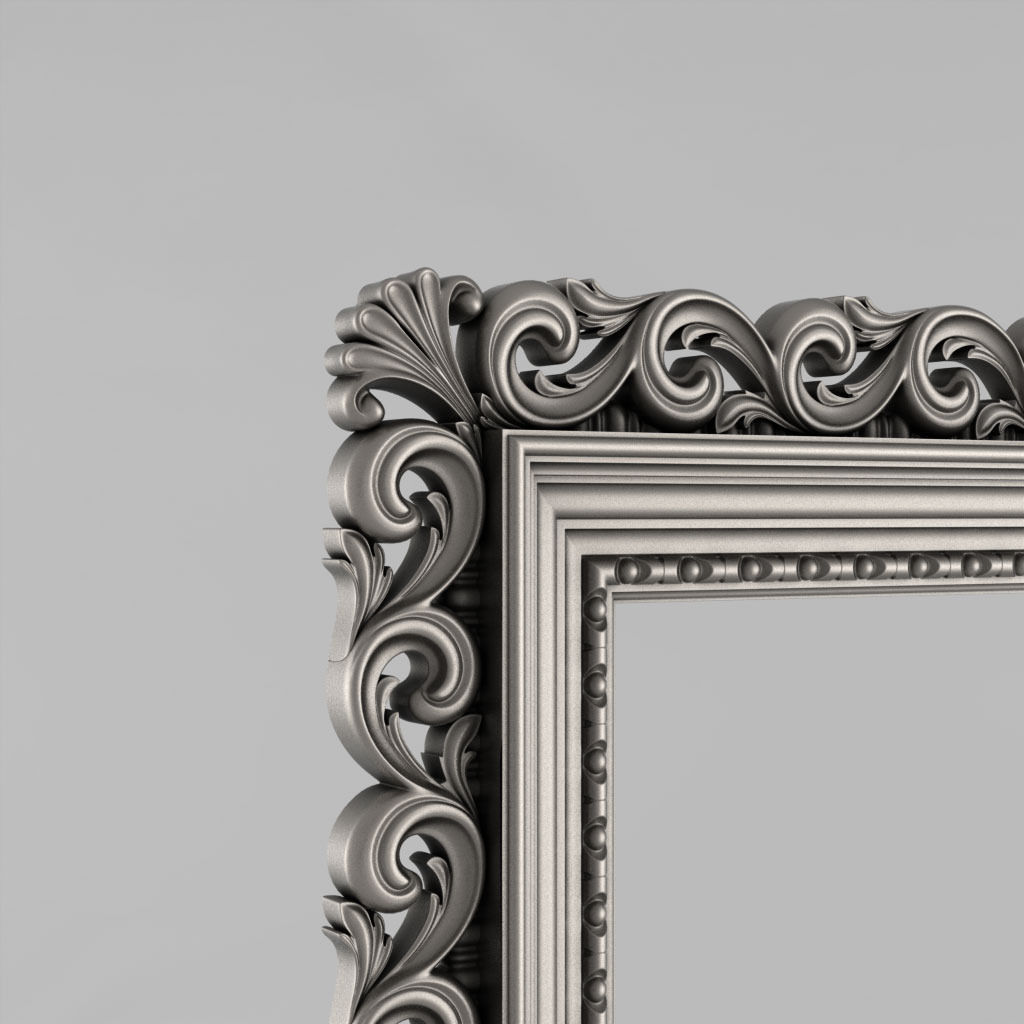 Frame mirror 3D print model_0