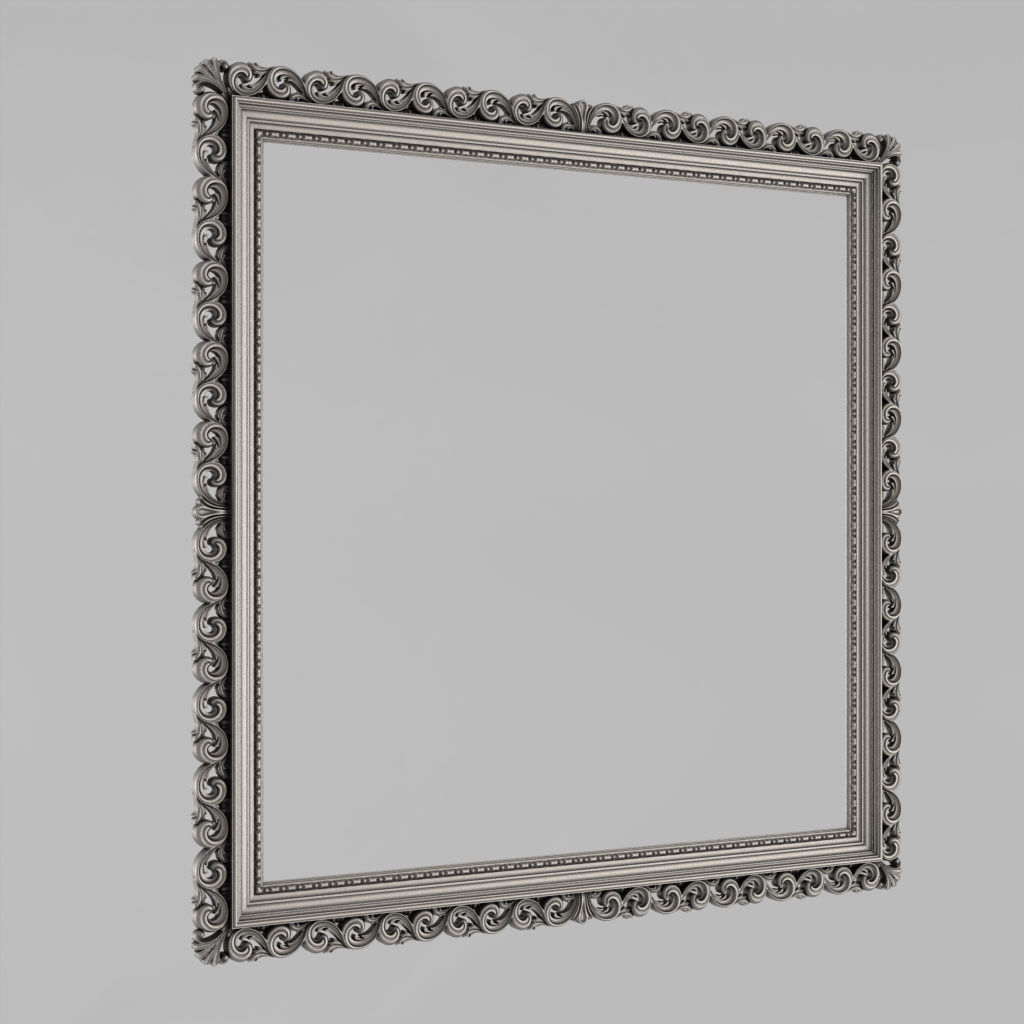 Frame mirror 3D print model_1