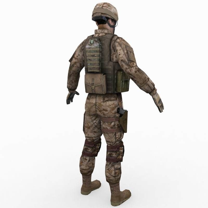 US Army Delta Force 3D model_12