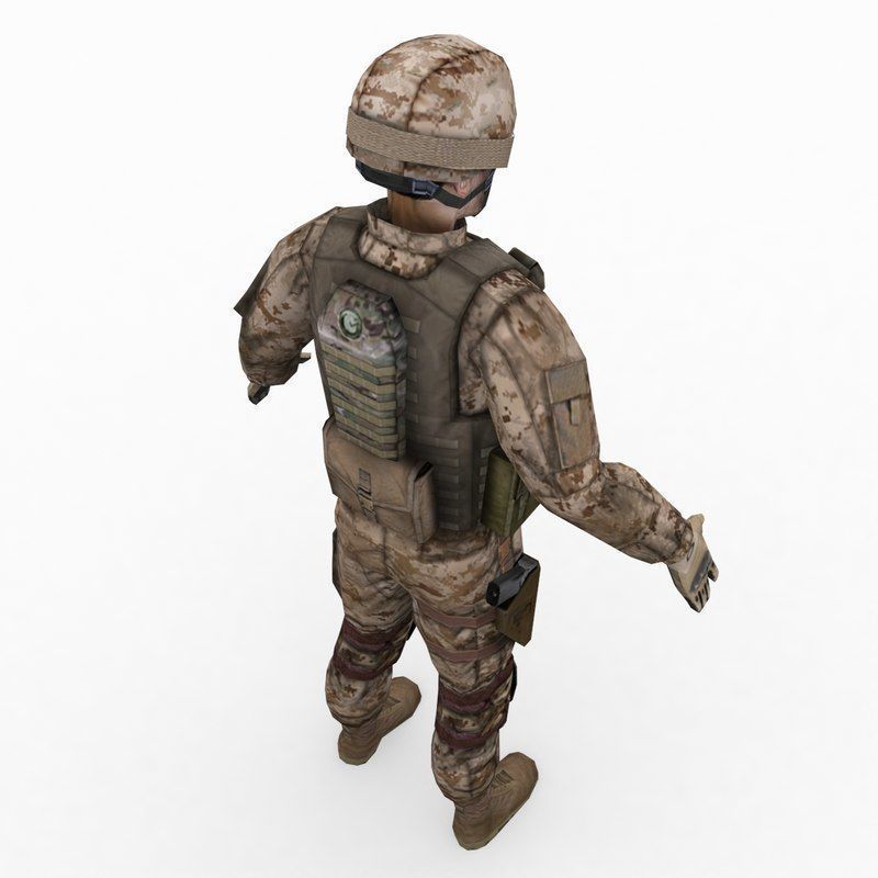 US Army Delta Force 3D model_17
