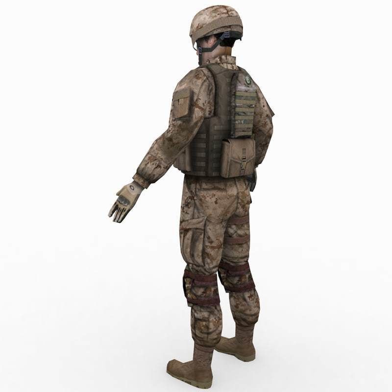 US Army Delta Force 3D model_13