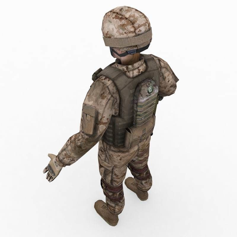 US Army Delta Force 3D model_18