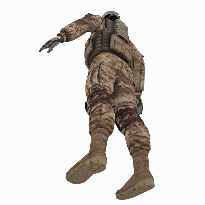US Army Delta Force 3D model_4