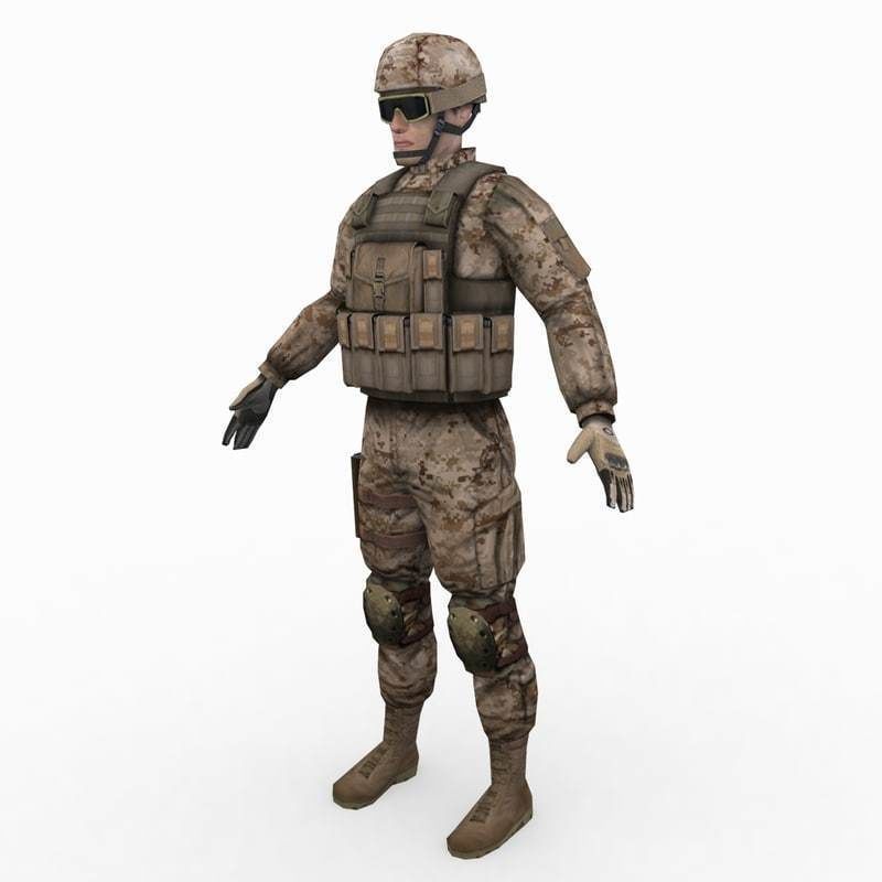 US Army Delta Force 3D model_14