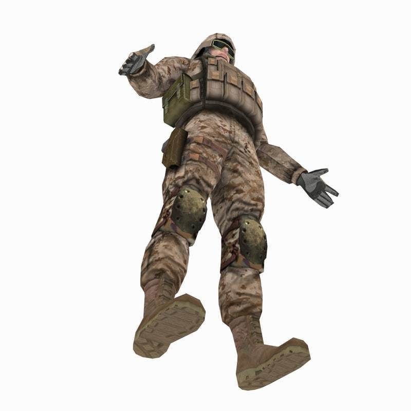 US Army Delta Force 3D model_2
