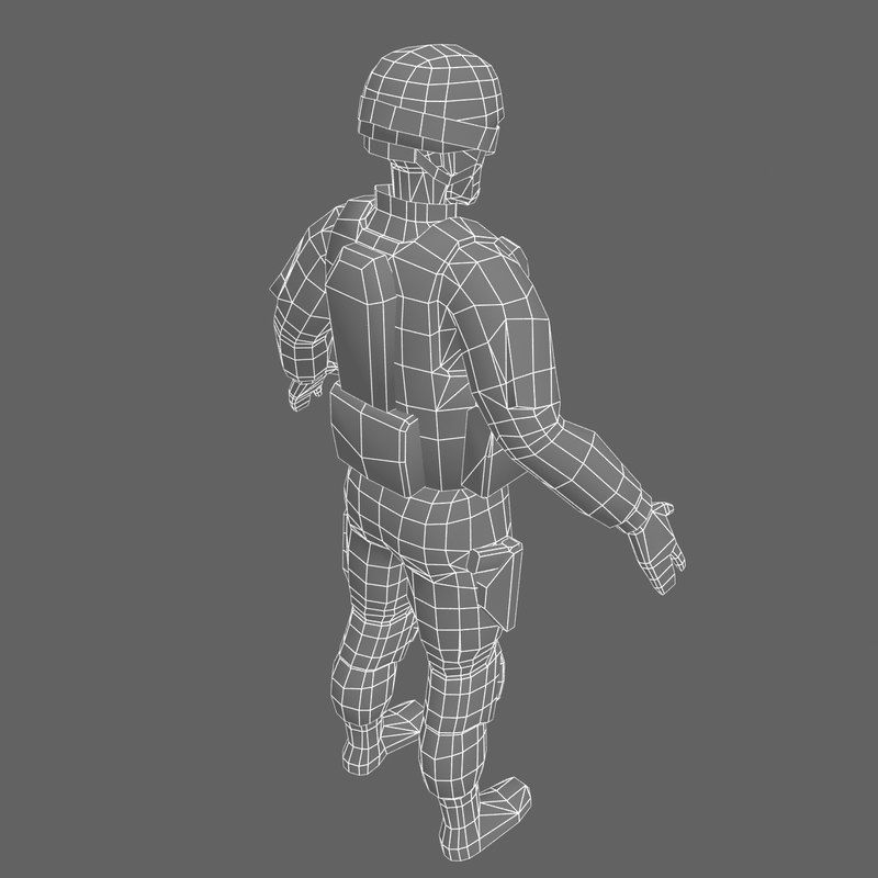 US Army Delta Force 3D model_8