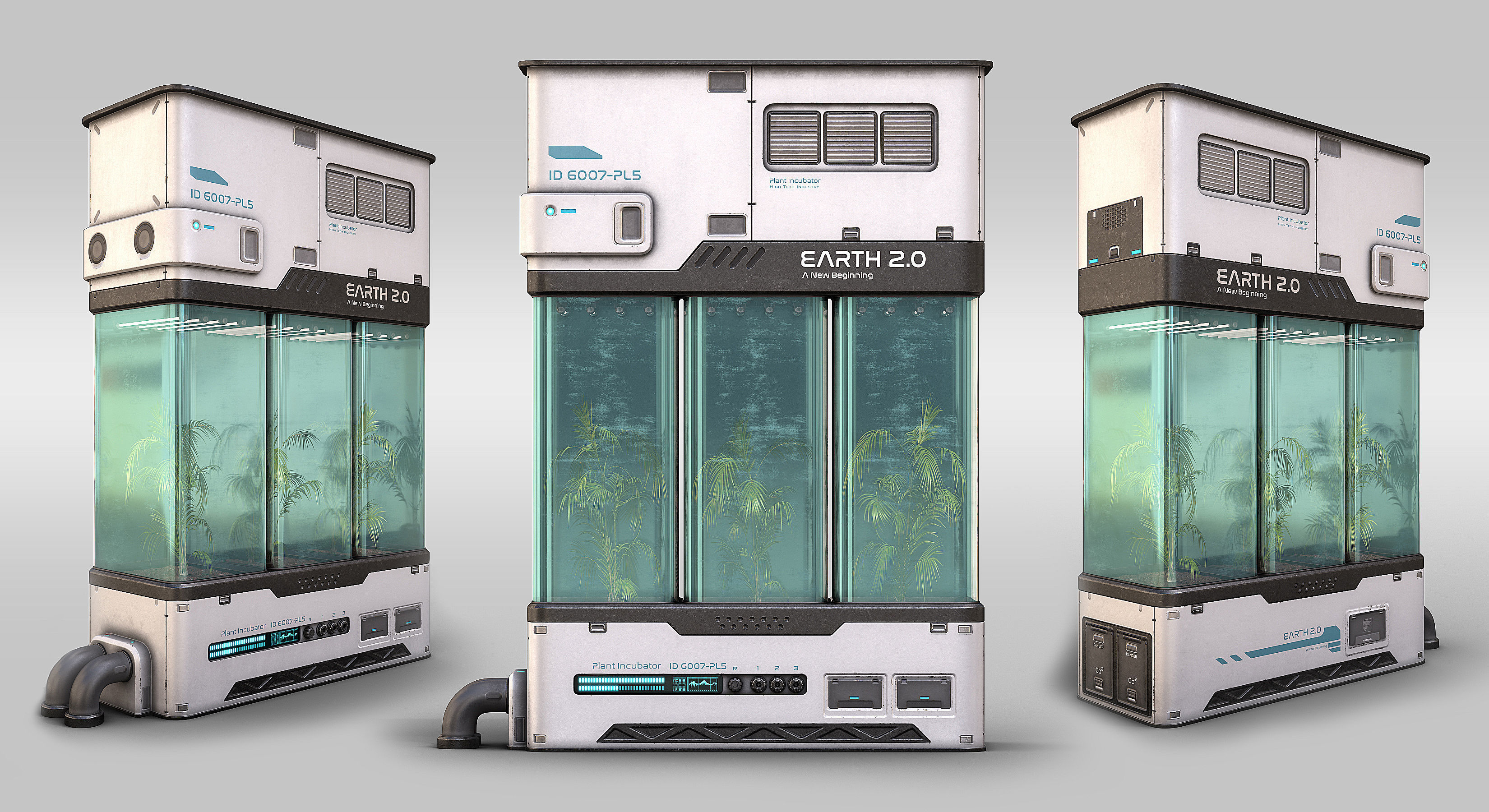 Plant Incubator 01 3D model_1