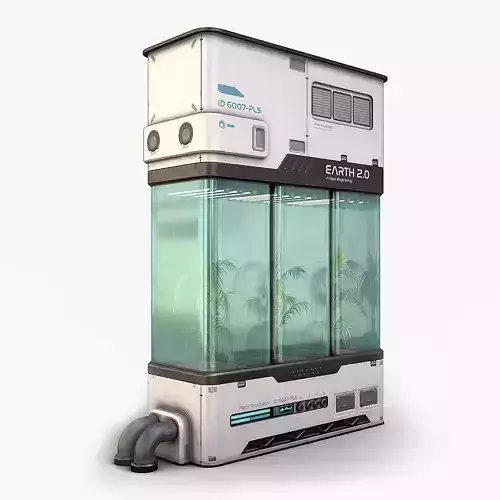 Plant Incubator 01 3D model
