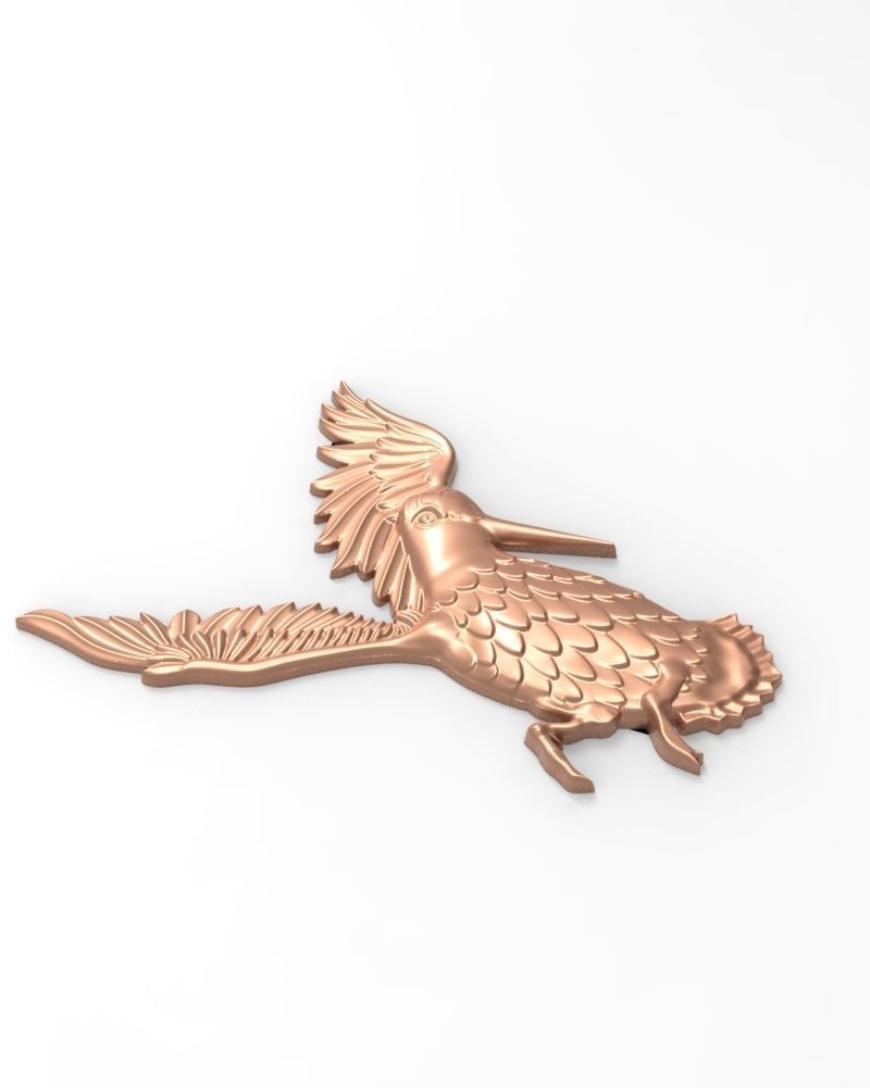 woodcock 3d relief 3D print model_2