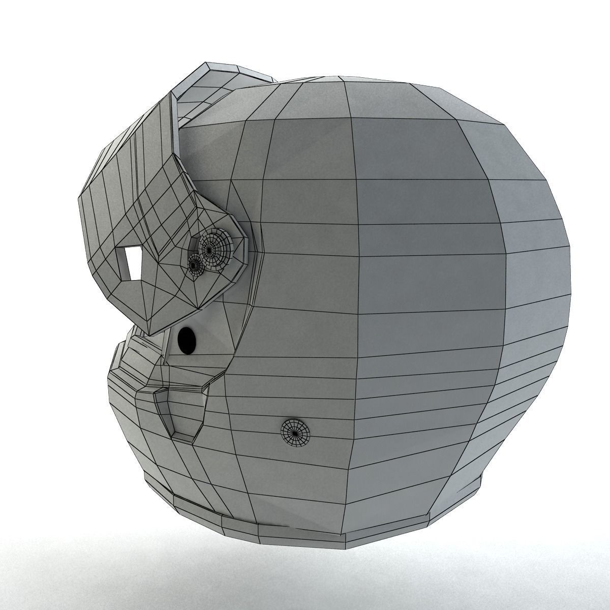 3D model Ayrton Senna Helmet 1984 VR / AR / low-poly rigged | CGTrader