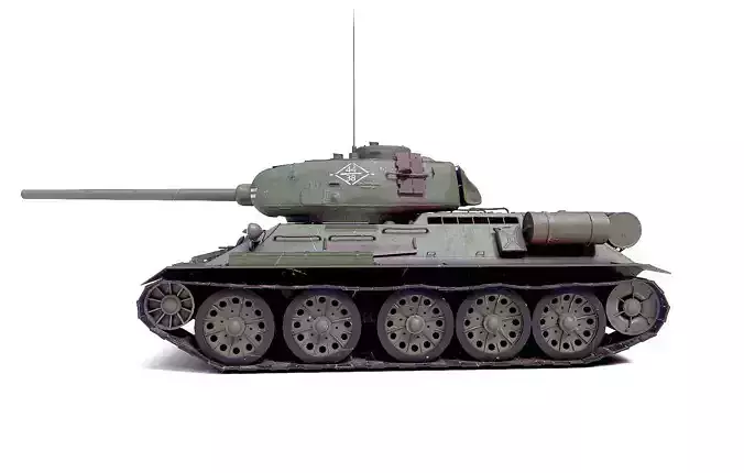 Tank T- 34 3D model
