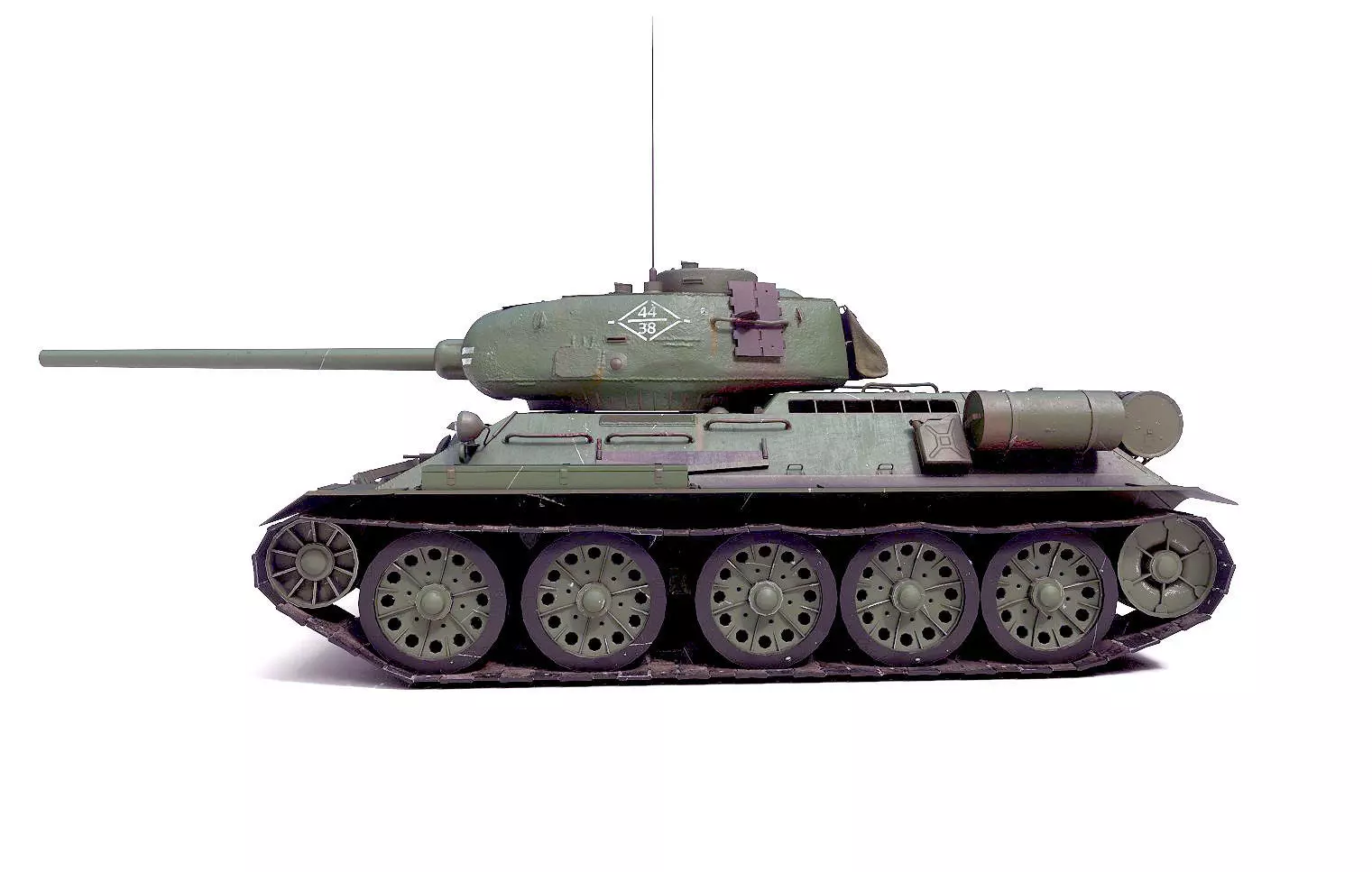 Tank T- 34 3D model_0