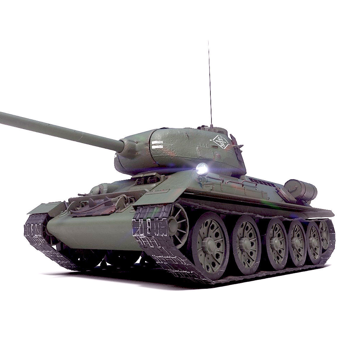 Tank T- 34 3D model_3
