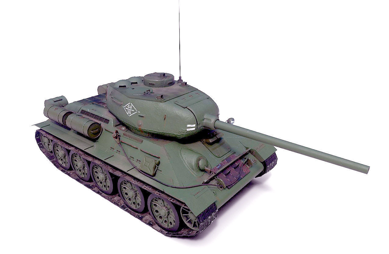 Tank T- 34 3D model_9