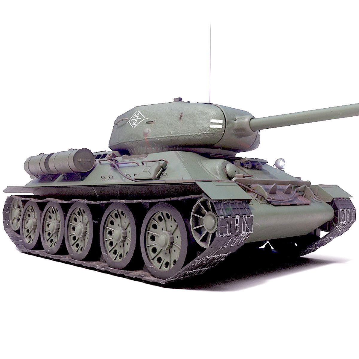 Tank T- 34 3D model_1