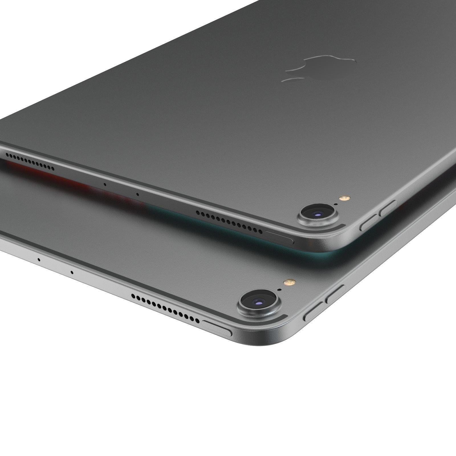 iPad Pro 11 Gray and Pencil 2018 3D model_4