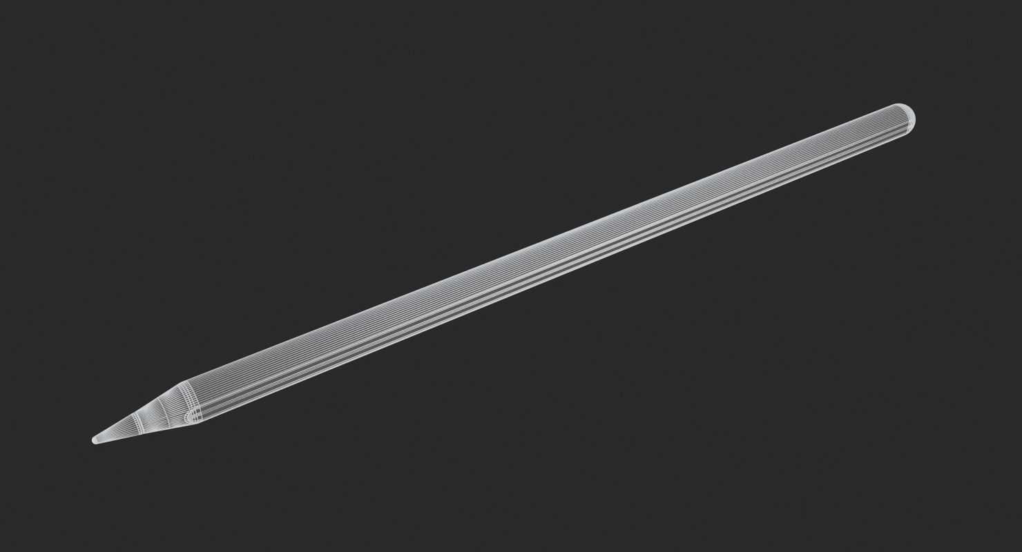 iPad Pro 11 Gray and Pencil 2018 3D model_15