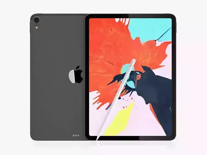 iPad Pro 11 Gray and Pencil 2018