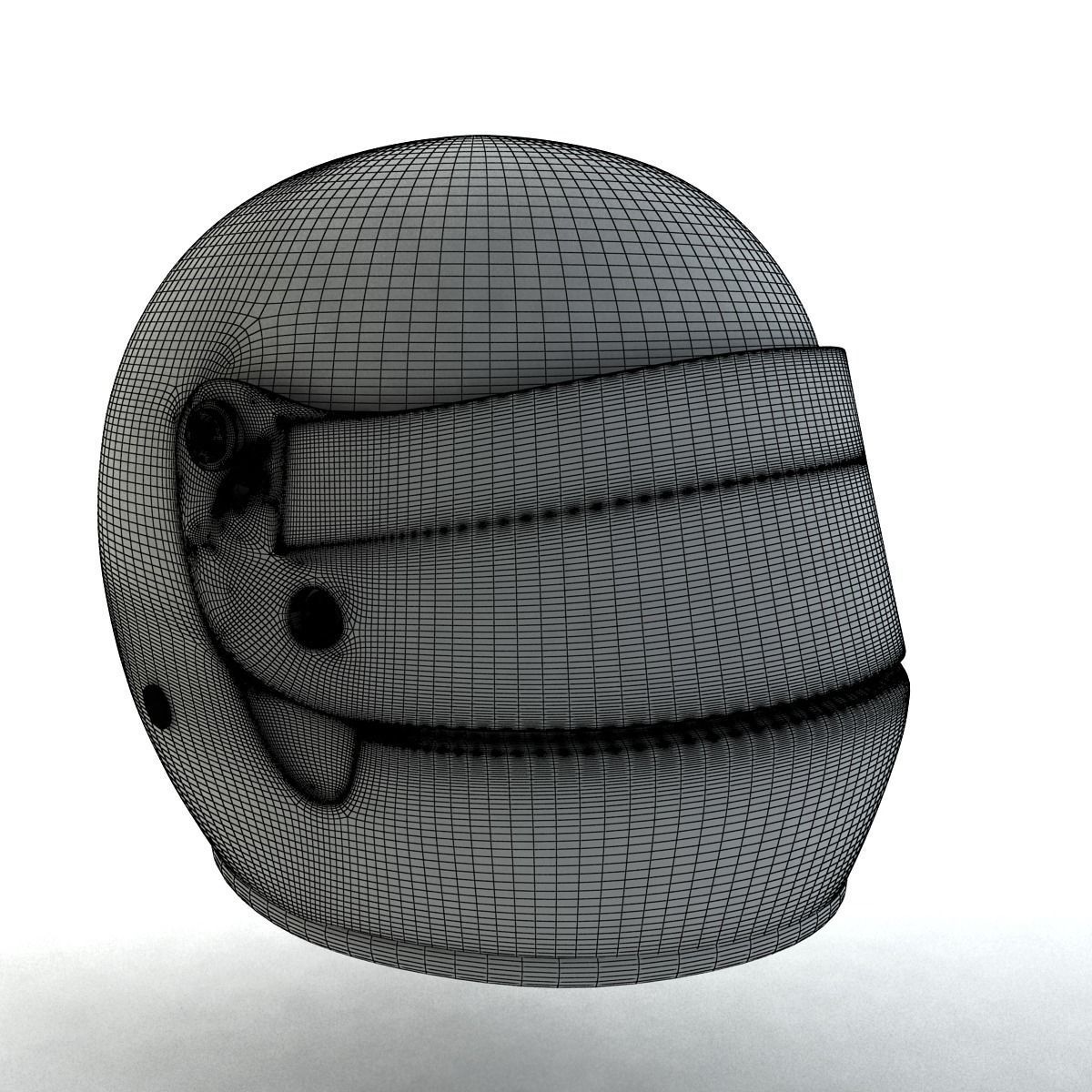 3D model Ayrton Senna Helmet 1986 VR / AR / low-poly rigged | CGTrader