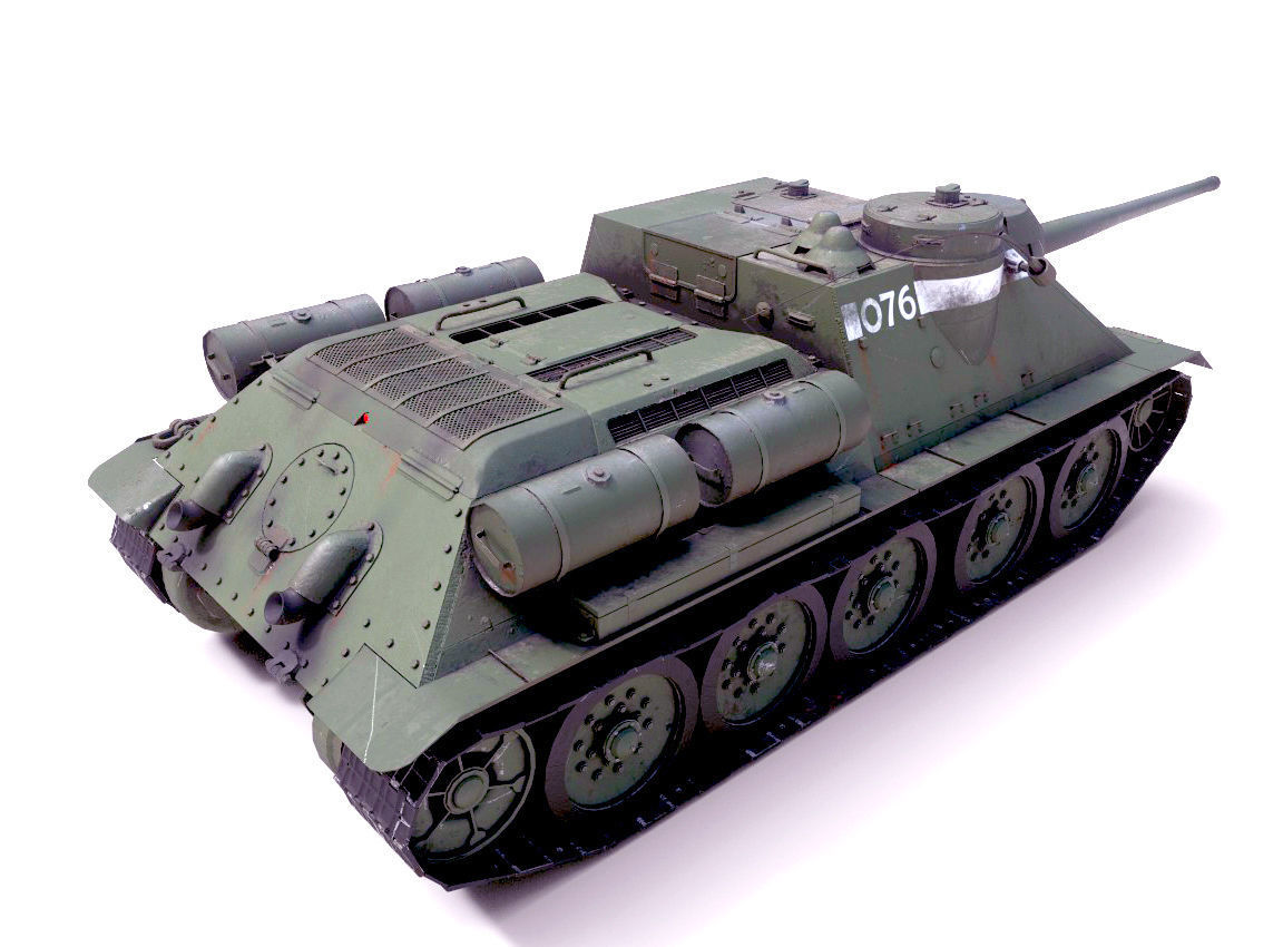  Tank SU 85 3D model_12