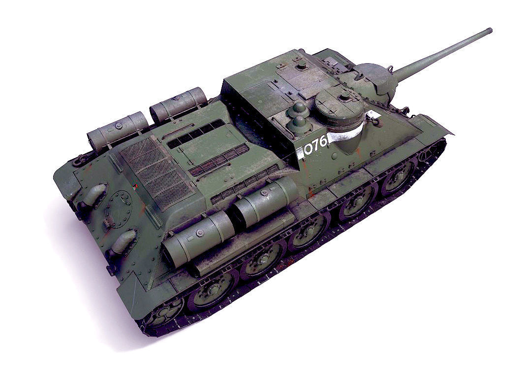  Tank SU 85 3D model_7