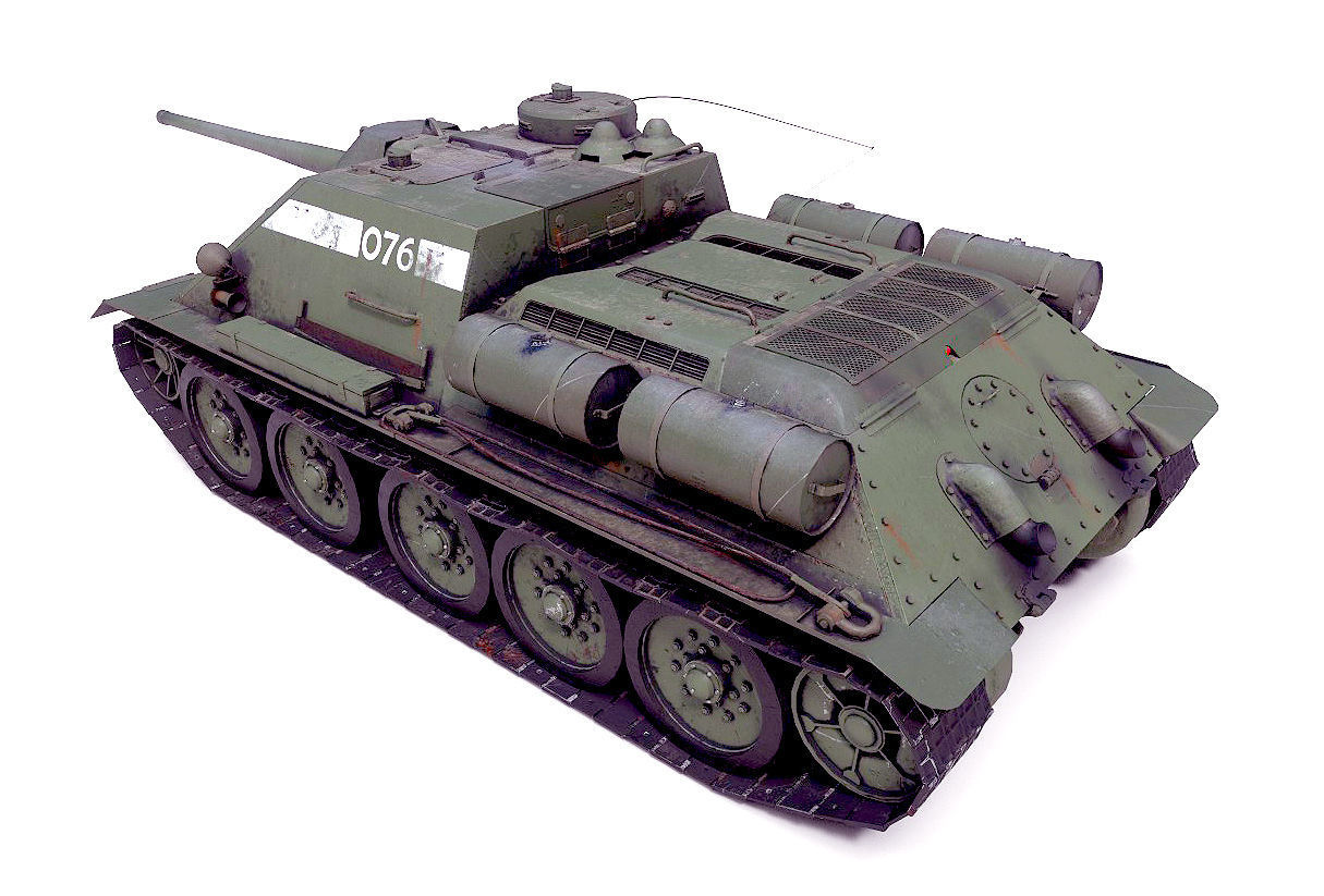  Tank SU 85 3D model_10