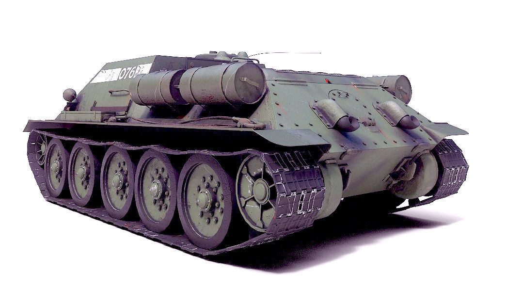  Tank SU 85 3D model_11