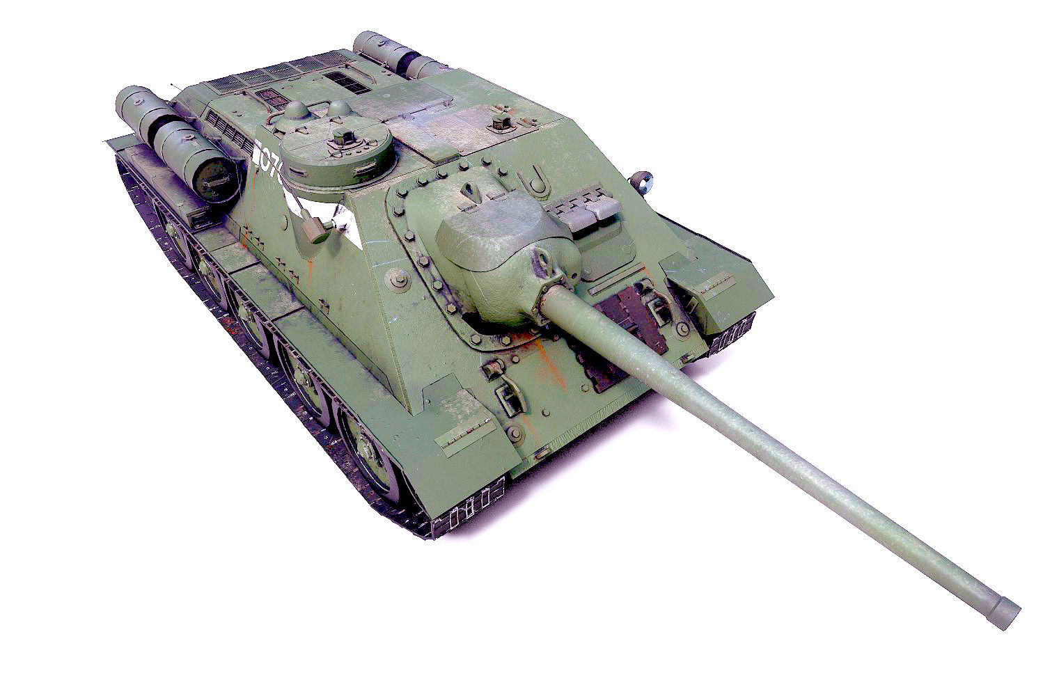  Tank SU 85 3D model_9