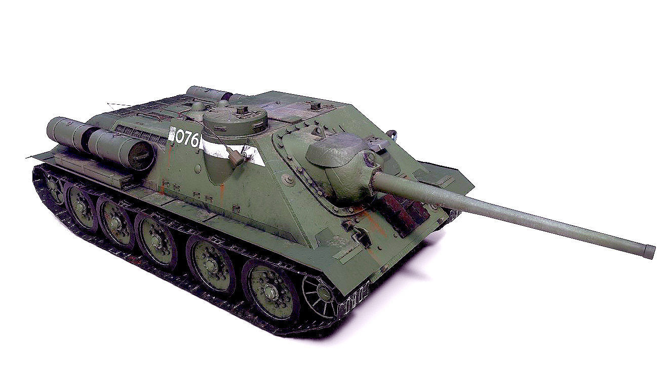  Tank SU 85 3D model_8