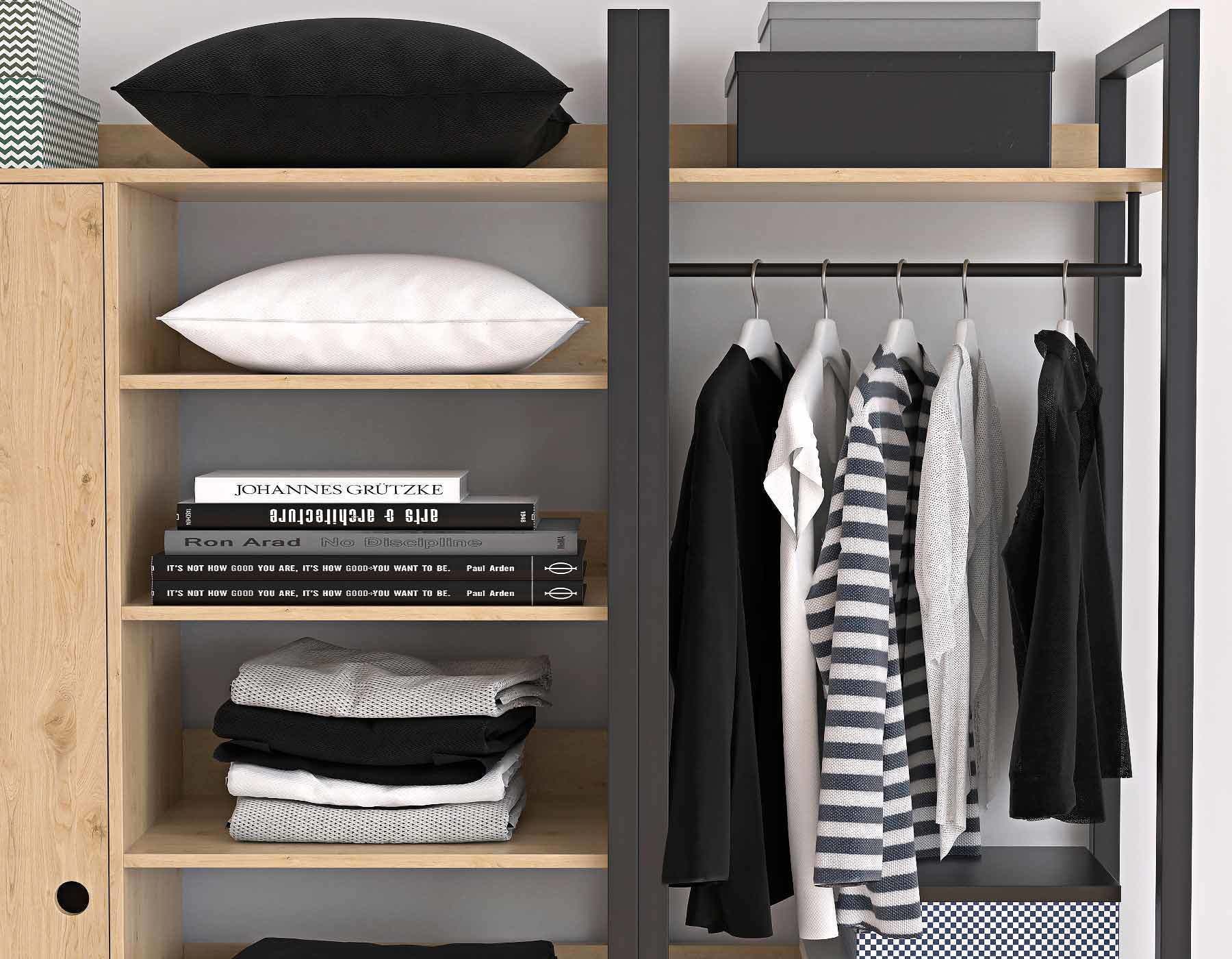 wardrobe woodmood 3D model_3