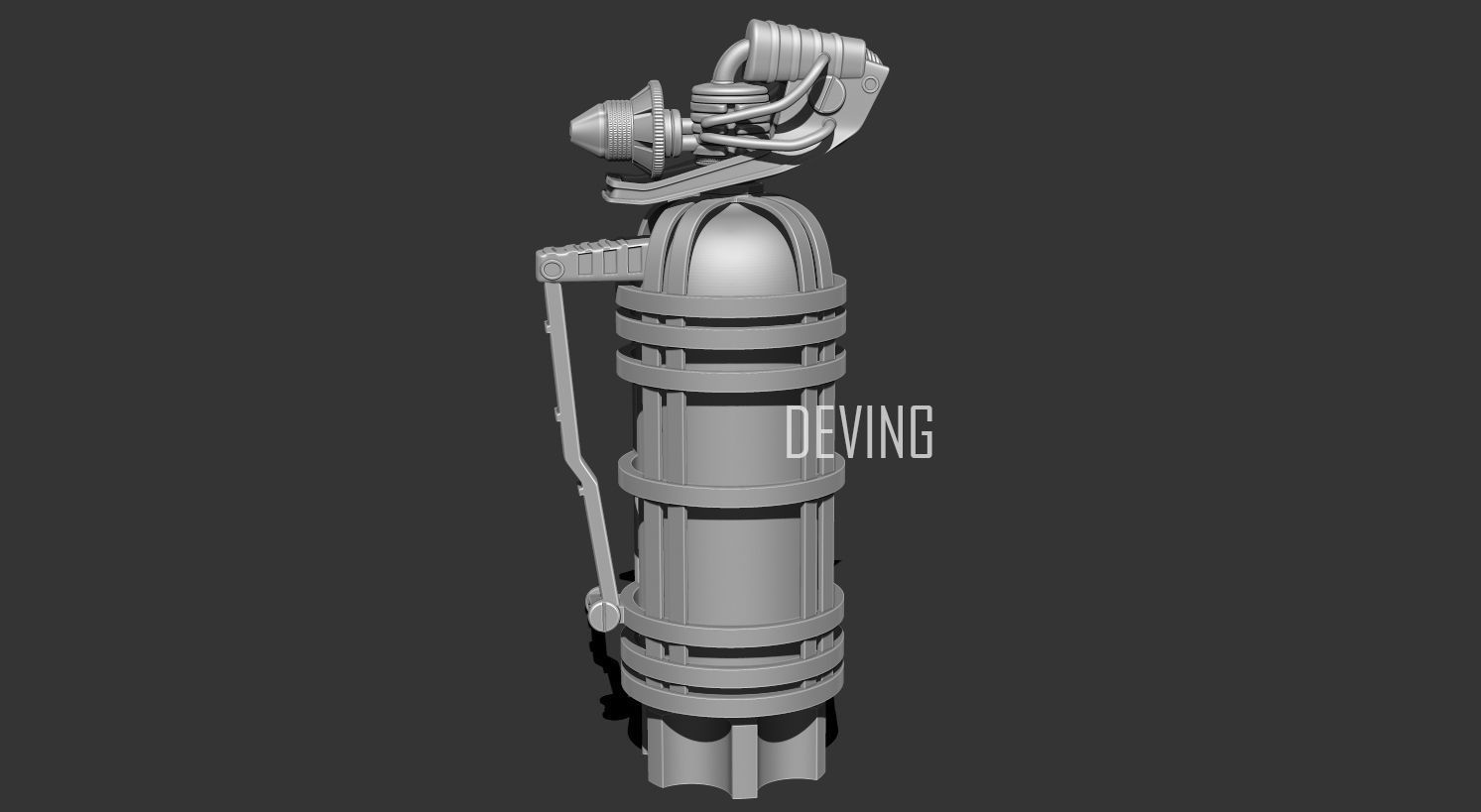 BATMAN BUTANE TORCH BVS 3D print model_2