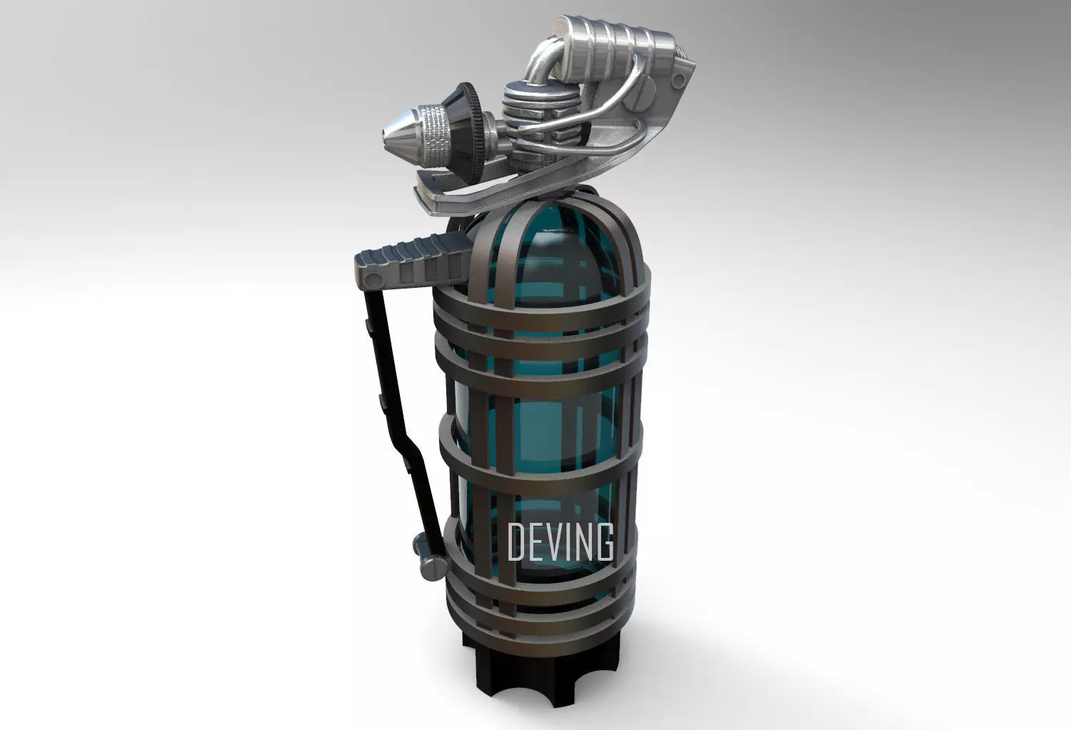 BATMAN BUTANE TORCH BVS 3D print model_0