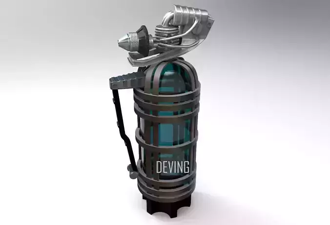 BATMAN BUTANE TORCH BVS 3D print model