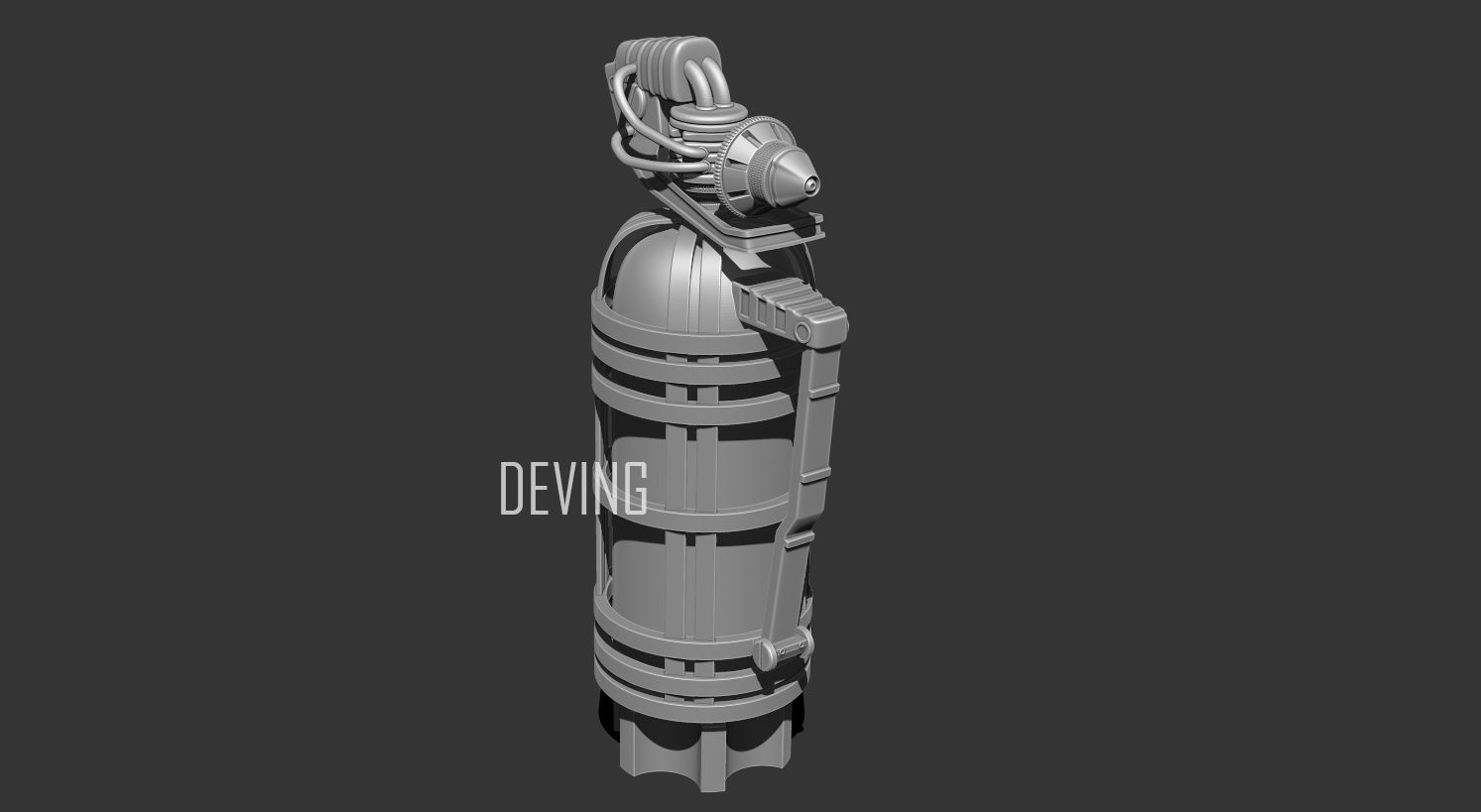 BATMAN BUTANE TORCH BVS 3D print model_1