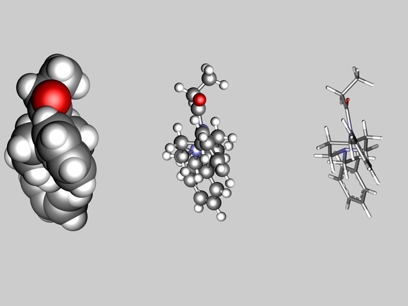 Fentanyl molecule 3D model_2